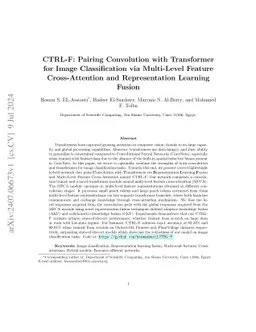 CTRL-F: Pairing Convolution with Transformer for Image Classification via Multi-Level Feature Cross-Attention and Representation Learning Fusion