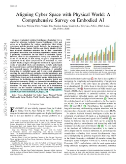 Aligning Cyber Space with Physical World: A Comprehensive Survey on
  Embodied AI