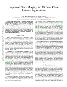 Improved Block Merging for 3D Point Cloud Instance Segmentation