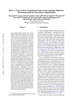 Benchmarking LLMs for Environmental Review and Permitting