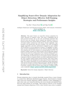 Simplifying Source-Free Domain Adaptation for Object Detection:
  Effective Self-Training Strategies and Performance Insights