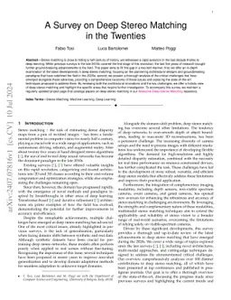A Survey on Deep Stereo Matching in the Twenties