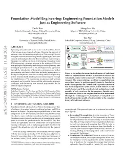 Foundation Model Engineering: Engineering Foundation Models Just as
  Engineering Software