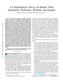 A Comprehensive Survey on Human Video Generation: Challenges, Methods,
  and Insights