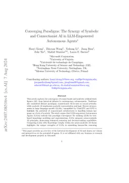 Converging Paradigms: The Synergy of Symbolic and Connectionist AI in
  LLM-Empowered Autonomous Agents
