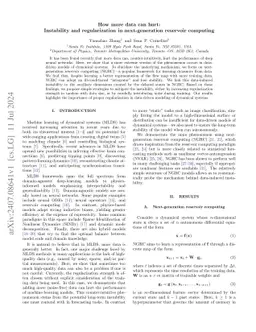How more data can hurt: Instability and regularization in next-generation reservoir computing