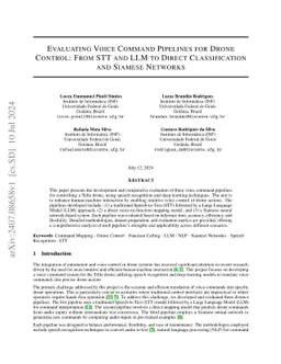 Evaluating Voice Command Pipelines for Drone Control: From STT and LLM
  to Direct Classification and Siamese Networks