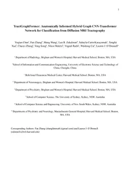 TractGraphFormer: Anatomically Informed Hybrid Graph CNN-Transformer Network for Interpretable Sex and Age Prediction from Diffusion MRI Tractography