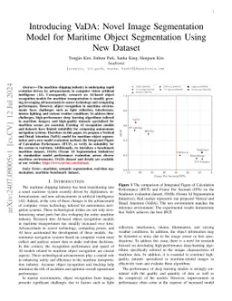 Introducing VaDA: Novel Image Segmentation Model for Maritime Object
  Segmentation Using New Dataset