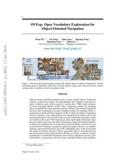 OVExp: Open Vocabulary Exploration for Object-Oriented Navigation