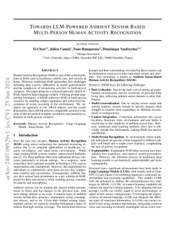Towards LLM-Powered Ambient Sensor Based Multi-Person Human Activity
  Recognition