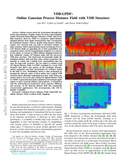 VDB-GPDF: Online Gaussian Process Distance Field with VDB Structure