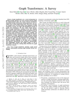 Graph Transformers: A Survey