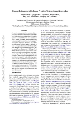 Prompt Refinement with Image Pivot for Text-to-Image Generation