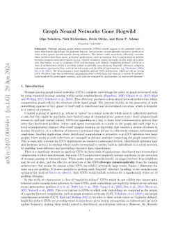 Graph Neural Networks Gone Hogwild