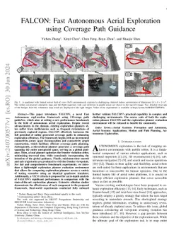 FALCON: Fast Autonomous Aerial Exploration using Coverage Path Guidance