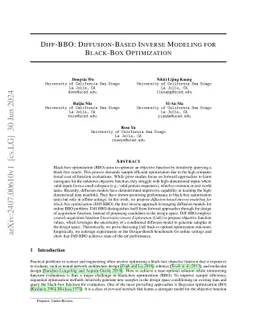 Diffusion-BBO: Diffusion-Based Inverse Modeling for Online Black-Box Optimization