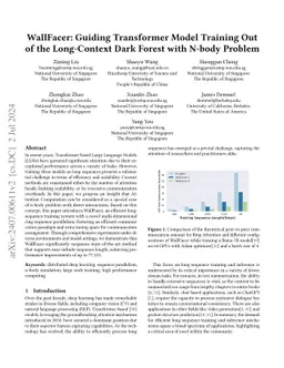 WallFacer: Guiding Transformer Model Training Out of the Long-Context
  Dark Forest with N-body Problem