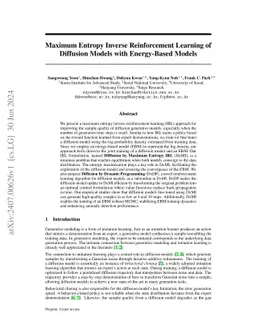 Maximum Entropy Inverse Reinforcement Learning of Diffusion Models with
  Energy-Based Models