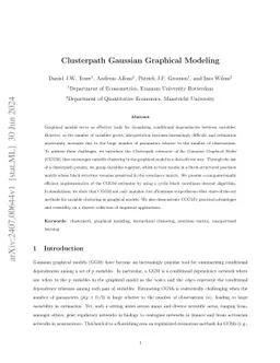 Clusterpath Gaussian Graphical Modeling