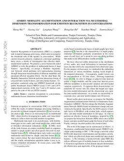 AIMDiT: Modality Augmentation and Interaction via Multimodal Dimension
  Transformation for Emotion Recognition in Conversations