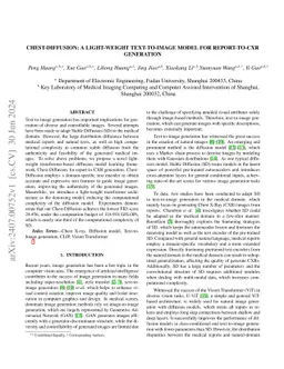 Chest-Diffusion: A Light-Weight Text-to-Image Model for Report-to-CXR
  Generation