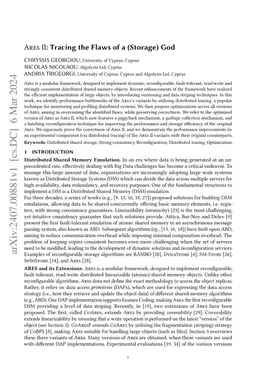 Ares II: Tracing the Flaws of a (Storage) God