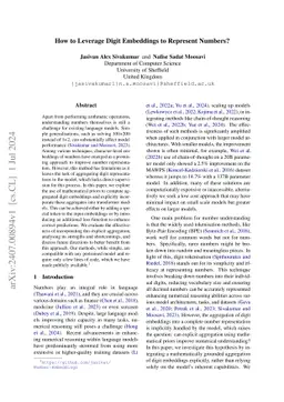 How to Leverage Digit Embeddings to Represent Numbers?
