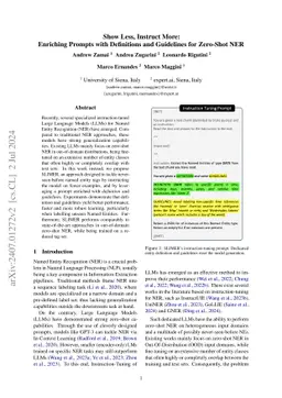 Show Less, Instruct More: Enriching Prompts with Definitions and
  Guidelines for Zero-Shot NER