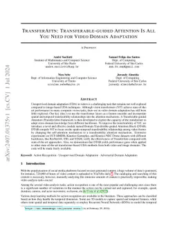 TransferAttn: Transferable-guided Attention Is All You Need for Video
  Domain Adaptation