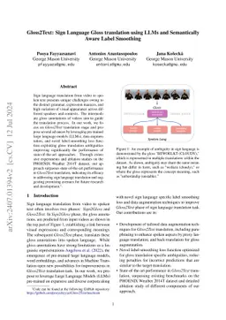 Gloss2Text: Sign Language Gloss translation using LLMs and Semantically
  Aware Label Smoothing