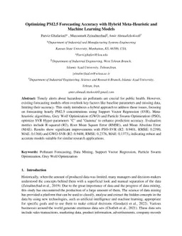 Optimizing PM2.5 Forecasting Accuracy with Hybrid Meta-Heuristic and
  Machine Learning Models