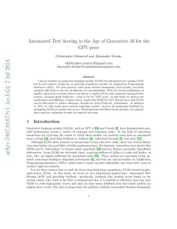 Automated Text Scoring in the Age of Generative AI for the GPU-poor