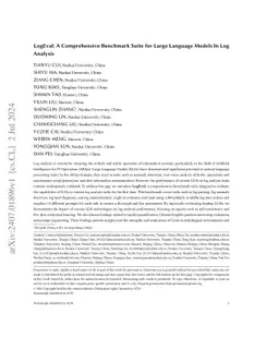 LogEval: A Comprehensive Benchmark Suite for Large Language Models In
  Log Analysis