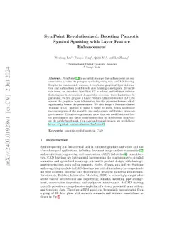 SymPoint Revolutionized: Boosting Panoptic Symbol Spotting with Layer
  Feature Enhancement