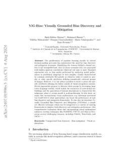 ViG-Bias: Visually Grounded Bias Discovery and Mitigation