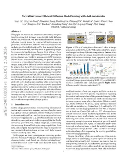 SwiftDiffusion: Efficient Diffusion Model Serving with Add-on Modules