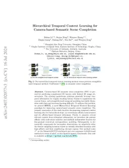 Hierarchical Temporal Context Learning for Camera-based Semantic Scene
  Completion