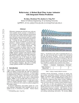 ReliaAvatar: A Robust Real-Time Avatar Animator with Integrated Motion
  Prediction