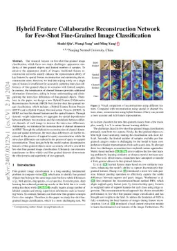 Hybrid Feature Collaborative Reconstruction Network for Few-Shot
  Fine-Grained Image Classification