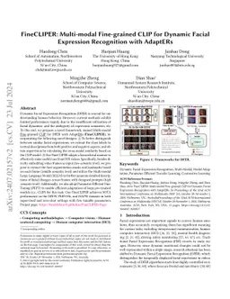 FineCLIPER: Multi-modal Fine-grained CLIP for Dynamic Facial Expression Recognition with AdaptERs