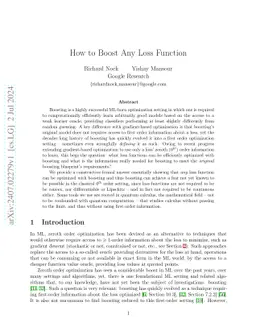 How to Boost Any Loss Function