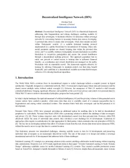 Decentralized Intelligence Network (DIN)