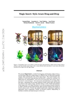 Magic Insert: Style-Aware Drag-and-Drop