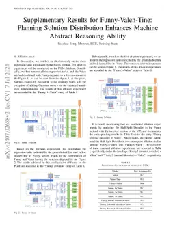 Funny-Valen-Tine: Planning Solution Distribution Enhances Machine Abstract Reasoning Ability