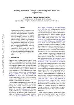 Boosting Biomedical Concept Extraction by Rule-Based Data Augmentation