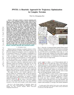 PWTO: A Heuristic Approach for Trajectory Optimization in Complex
  Terrains