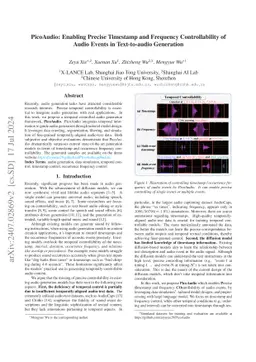 PicoAudio: Enabling Precise Timestamp and Frequency Controllability of
  Audio Events in Text-to-audio Generation