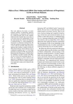 ObfuscaTune: Obfuscated Offsite Fine-tuning and Inference of Proprietary LLMs on Private Datasets