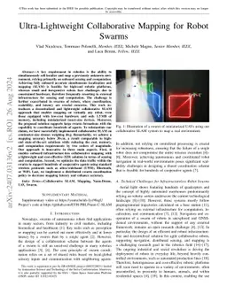 Ultra-Lightweight Collaborative Mapping for Robot Swarms